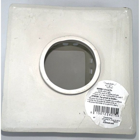 Hallmark Ceramic Jar Candle Shade Topper Floral & Butterflies Marjolein Bastin - Picture 9 of 10